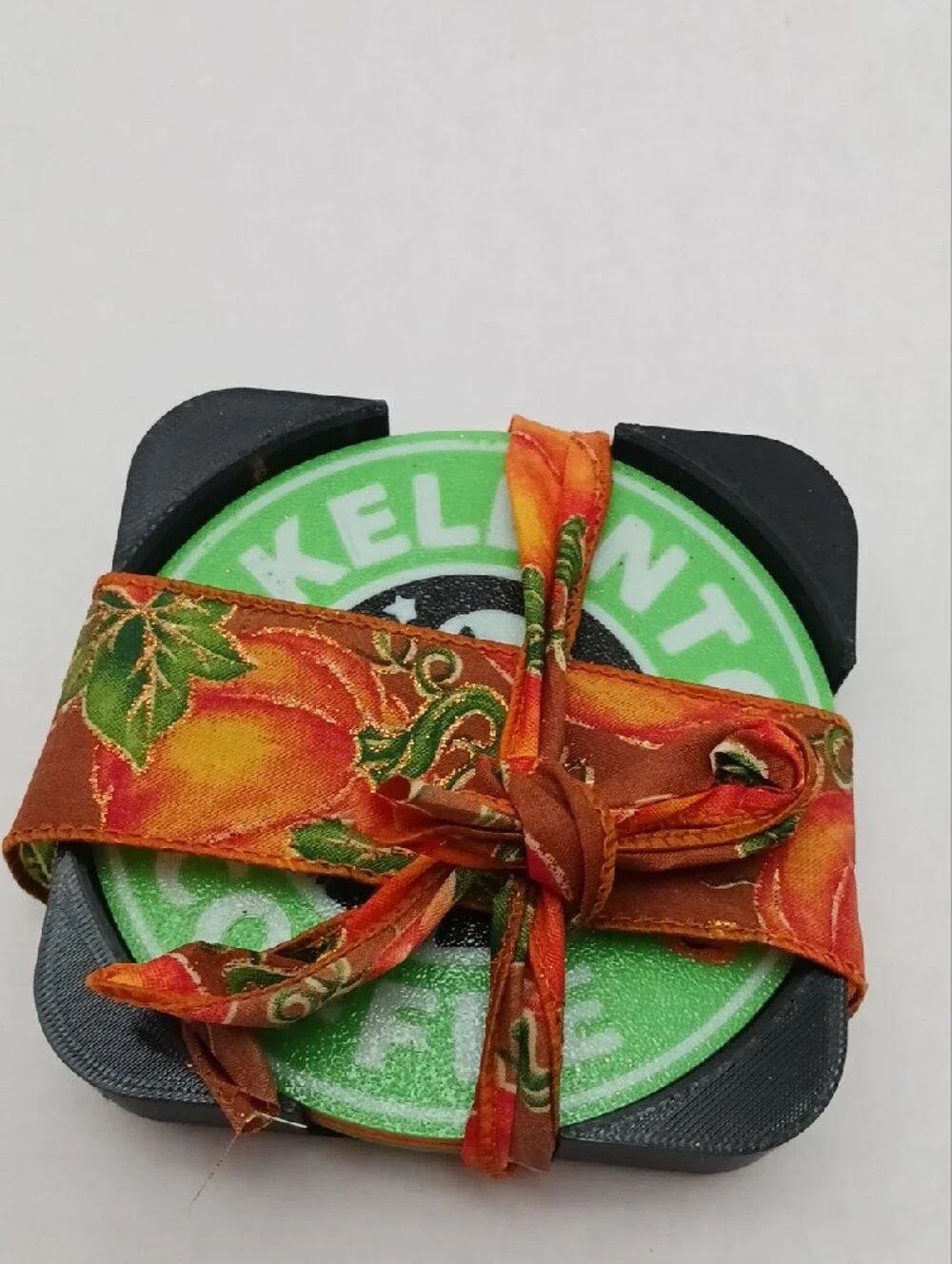 4 Novelty Coasters With Covenient Storage